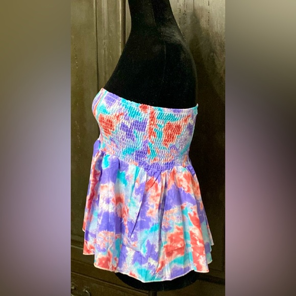 Shein purple blue & pink tube top - Size Medium NWNT with Bag - Picture 2 of 9